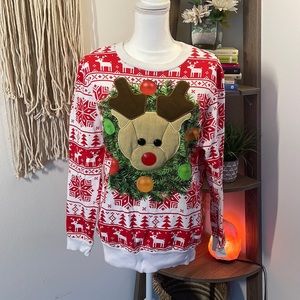 Reindeer Ugly Christmas Sweater